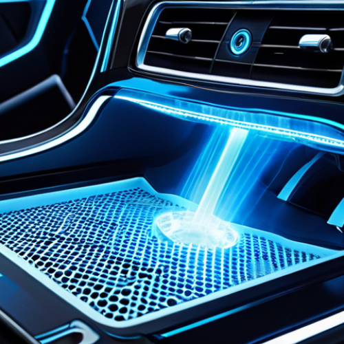Home 7 An abstract yet realistic depiction of hydrogen safety. A sleek, modern energy system, possibly a power generator or vehicle engine bay, with subtle visual cues representing hydrogen (H2) molecules rapidly dissipating upwards into the air. Advanced, glowing sensor lights are integrated into the design, hinting at invisible, omnipresent detection. The overall atmosphere should convey high-tech precision, cleanliness, and inherent security, illustrating the concept of "safety so deeply integrated it becomes almost invisible." Focus on blue-white light tones and clean lines, emphasizing scientific elegance.