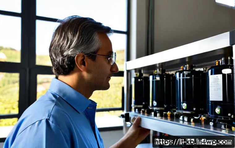Home 16 수소연료전지의 차세대 개발 방향 - Photorealistic clean-energy research laboratory in Italy, an Italian engineer in safety glasses exam...